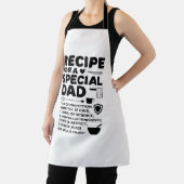 Recipe for a Special Dad Kitchen Love, Respect Schürze (InSitu)