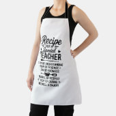 Recipe for a Special Teacher Kitchen Appreciation  Schürze (InSitu)