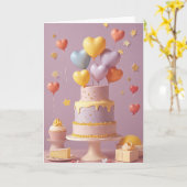 Recipe for Celebration Karte (Gelbe Blume)
