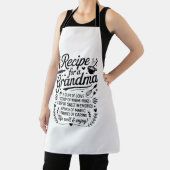 Recipe for Grandma Kitchen Love, Hugs & Sweet Memo Schürze (InSitu)