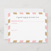 RECIPE für Gold und Pink World Traveller Airmail (Vorderseite)