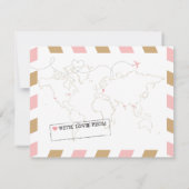 RECIPE für Gold und Pink World Traveller Airmail (Rückseite)