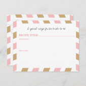 RECIPE für Gold und Pink World Traveller Airmail (Vorne/Hinten)