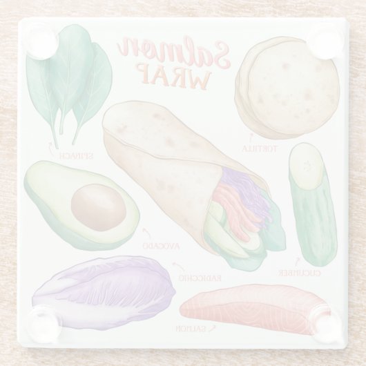  Recipe Glass Coaster Glasuntersetzer (Rückseite)