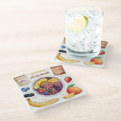 Recipe Glass Untersetzer (Schrägansicht)