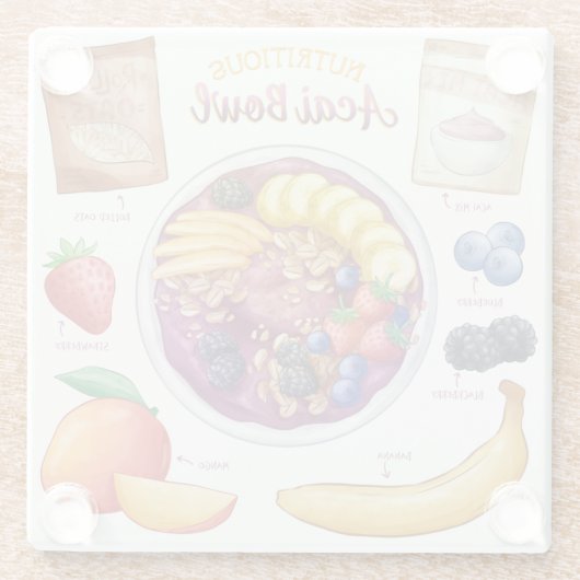 Recipe Glass Untersetzer (Rückseite)