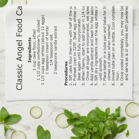 Recipe Handtuch (Gefaltet)