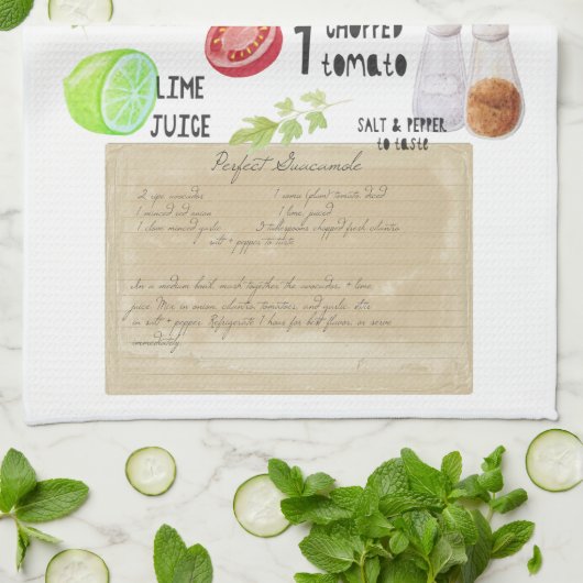 Recipe Heirloom Tea Handtücher (Gefaltet)