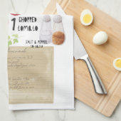 Recipe Heirloom Tea Handtücher (Viertel Falte)