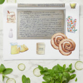 Recipe Heirloom Tea Handtücher (Gefaltet)