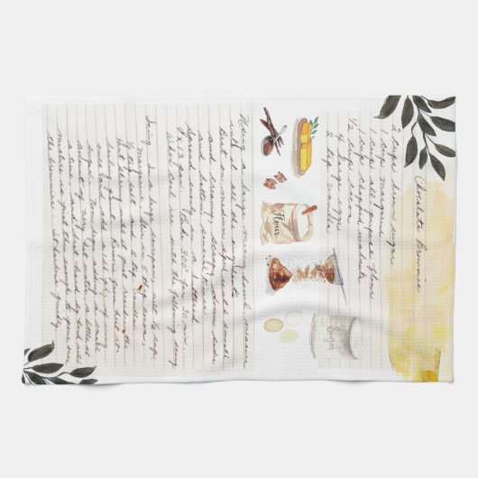 Recipe Heirloom Tea Handtücher (Horizontal)