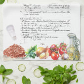 Recipe Heirloom Tea Handtücher (Gefaltet)