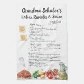 Recipe Heirloom Tea Handtücher (Vertikal)