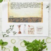 Recipe Heirloom Tea Handtücher (Gefaltet)