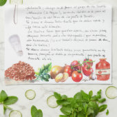 Recipe Heirloom Tea Handtücher (Gefaltet)