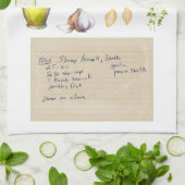 Recipe Heirloom Tea Handtücher (Gefaltet)