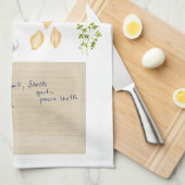 Recipe Heirloom Tea Handtücher (Viertel Falte)