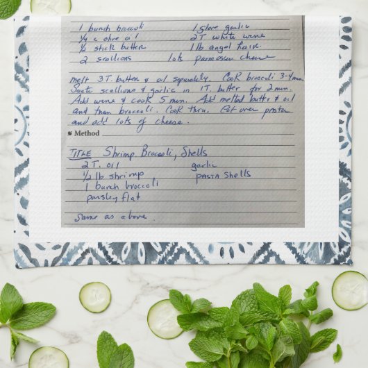 Recipe Heirloom Tea Handtücher (Gefaltet)