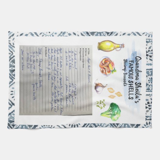 Recipe Heirloom Tea Handtücher (Horizontal)