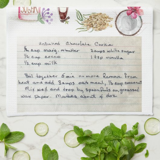 Recipe Heirloom Tea Handtücher (Gefaltet)