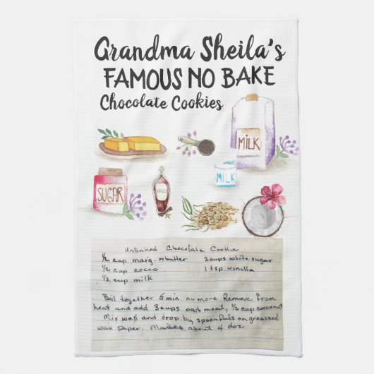 Recipe Heirloom Tea Handtücher (Vertikal)