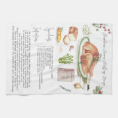 Recipe Heirloom Tea Handtücher | Türkei ermattet (Horizontal)