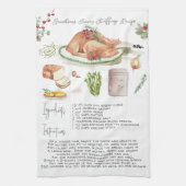 Recipe Heirloom Tea Handtücher | Türkei ermattet (Vertikal)