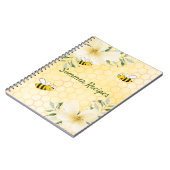 Recipe Hummeln Gelbe Honigwabe Sommer Notizblock (Linke Seite)