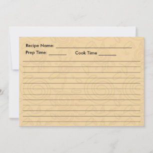 RECIPE-KARTE - geschraubte Sonnen Einladung