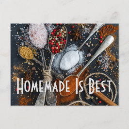 Recipe Kitchen Koch Food Dinner Destiny's Destiny' Postkarte