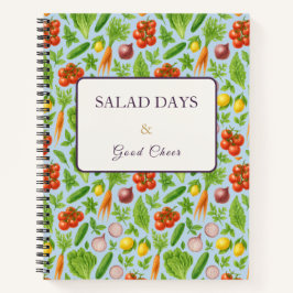Recipe Notebook | Garden Vegetable Pattern | Foodi Notizblock