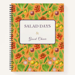 Recipe Notebook | Garden Vegetable Pattern | Foodi Notizblock