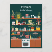 RECIPE REQUEST Bridal Shower Cute Recipe Request Begleitkarte (Rückseite)