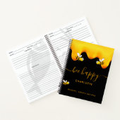 Recipe schwarze Bienen süßer Honig Notizblock (Innenseite)