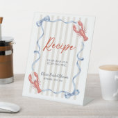 Recipe She’s a Catch Coastal Bridal Shower Sockelschild (In SItu)