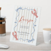 Recipe She’s a Catch Coastal Bridal Shower Sockelschild (In SItu)