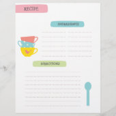 Recipe Template Page Flyer (Vorne)