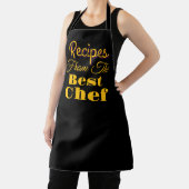 Recipes From The Best Chef Black  Schürze (InSitu)