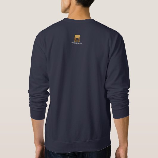 Recipes Men Navy-Blue Sweatshirt (Rückseite)