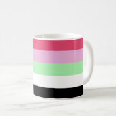 Recipromantische Stolperflagge Kaffeetasse (VorderseiteRechts)