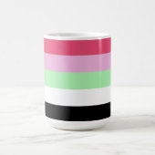 Recipromantische Stolperflagge Kaffeetasse (Mittel)