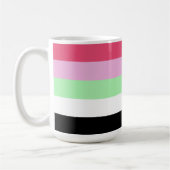 Recipromantische Stolperflagge Kaffeetasse (Links)
