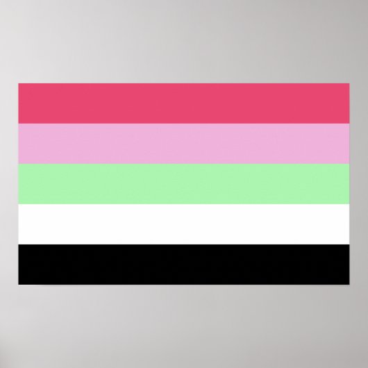 recipromantischer Stolz Poster (Vorne)