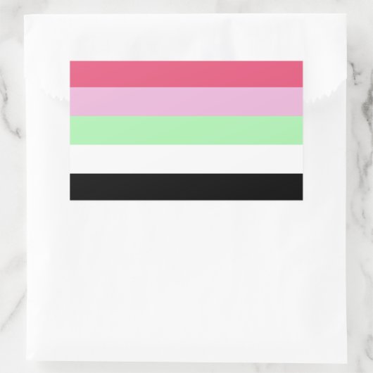 recipromantischer Stolz Rechteckiger Aufkleber (Tasche)