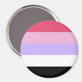 Reciprosexual Pride Flag Magnet (Vorderseite/Rückseite)