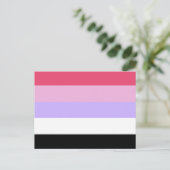 Reciprosexual Pride Flag Postkarte (Stehend Vorderseite)