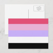 Reciprosexual Pride Flag Postkarte (Vorne/Hinten)