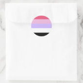 Reciprosexual Pride Flag Runder Aufkleber (Tasche)