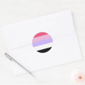 Reciprosexual Pride Flag Runder Aufkleber (Umschlag)