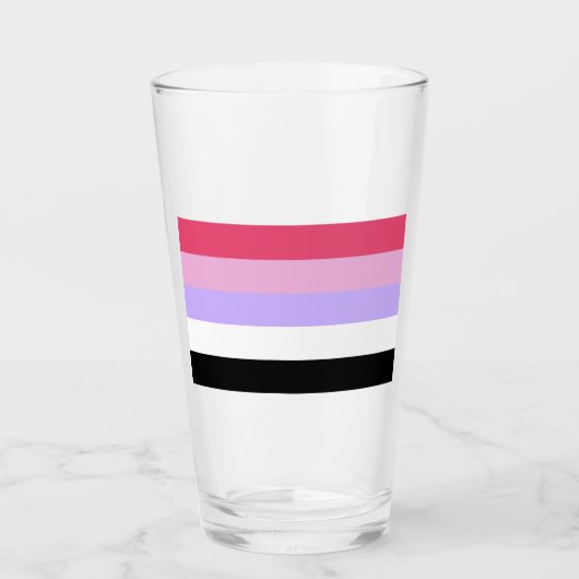 Reciprosexueller Stolz Glas (Vorderseite)